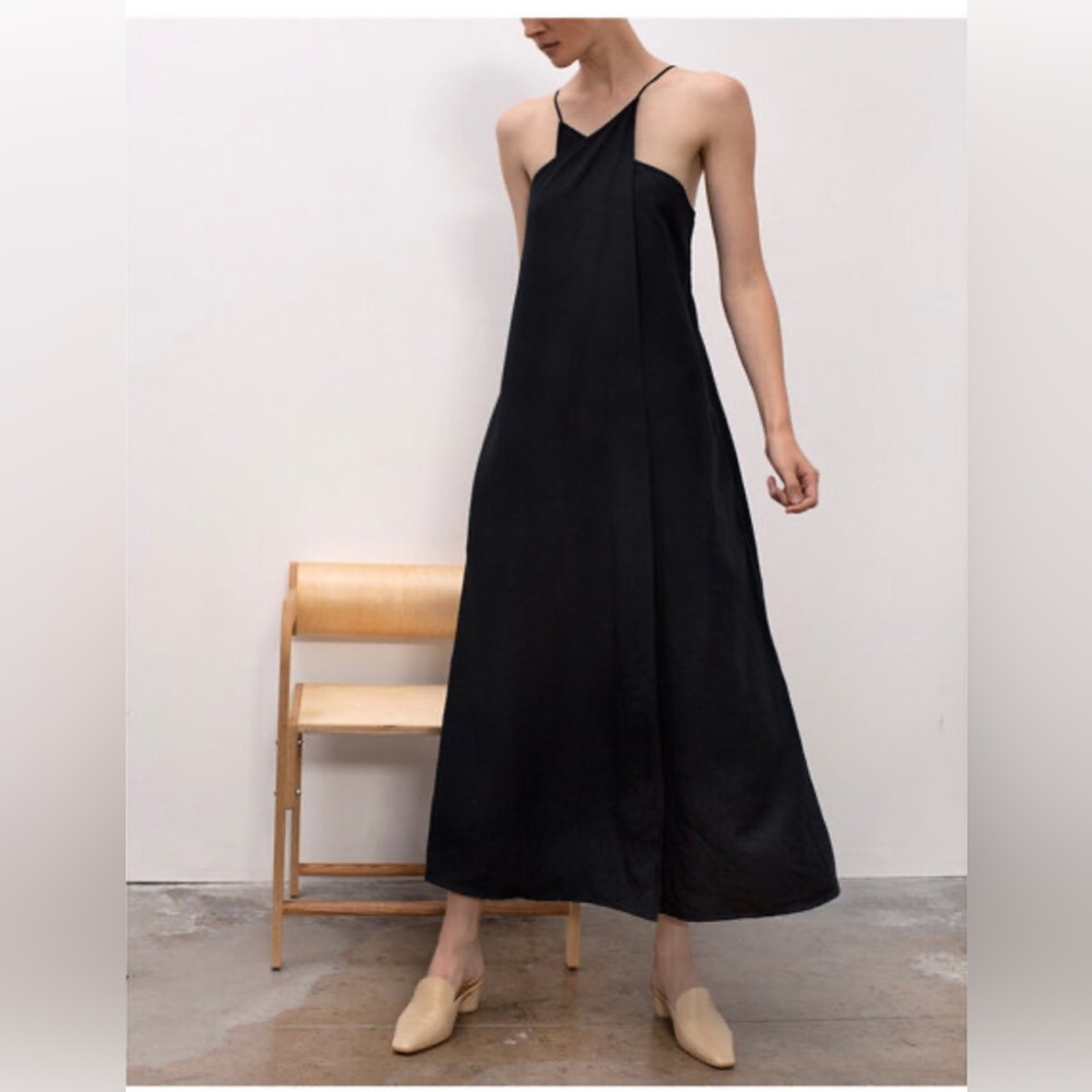 NWOT Shaina Mote Roma Dress Onyx Black